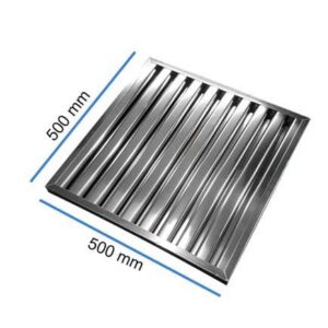 Filtre à graisse inox pour hotte professionnelle